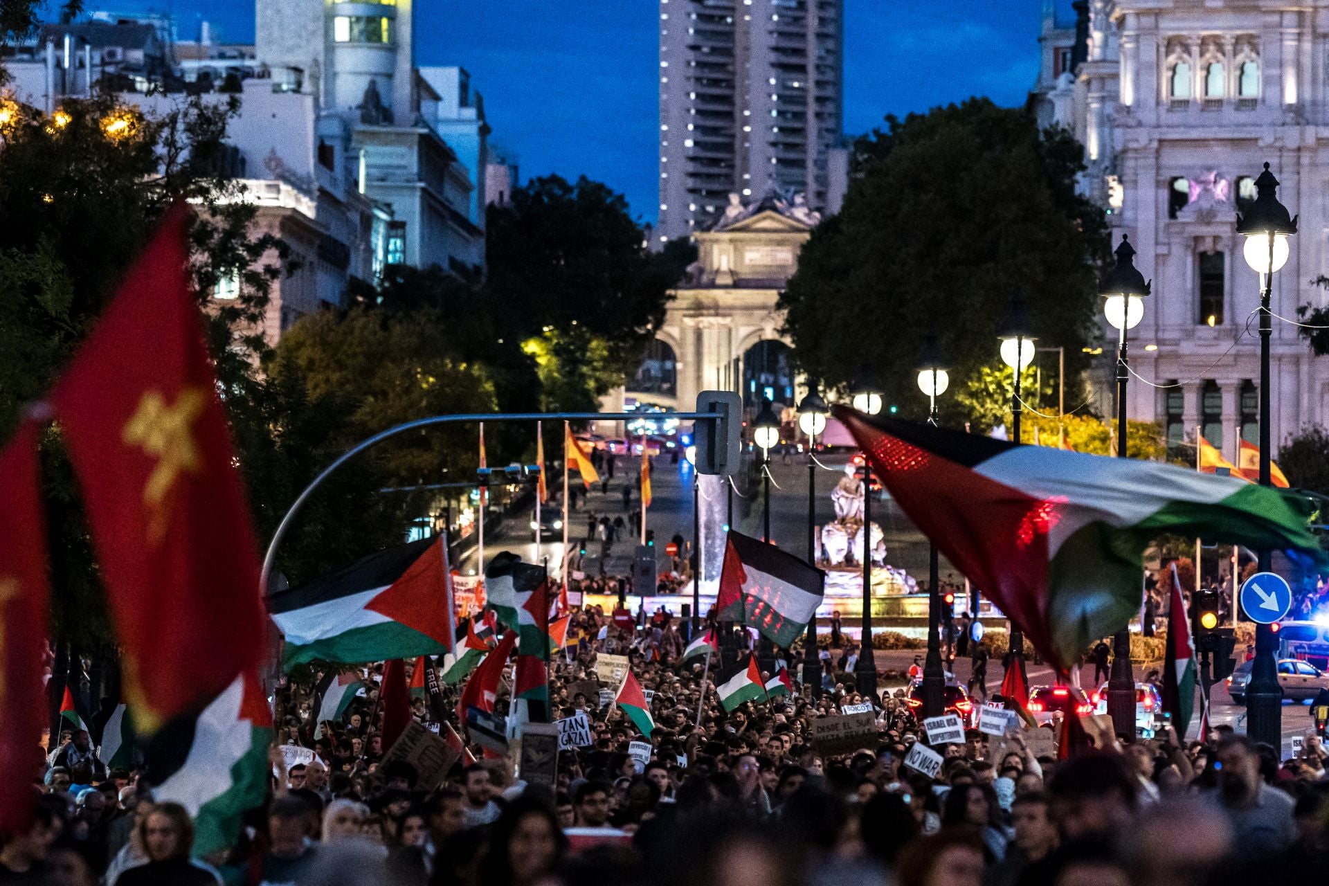 Manifestación pro-Palestina en Valencia