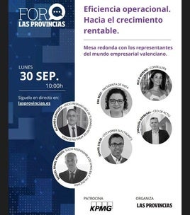 Sigue en directo la conferencia sobre la empresa familiar de LAS PROVINCIAS y KPMG