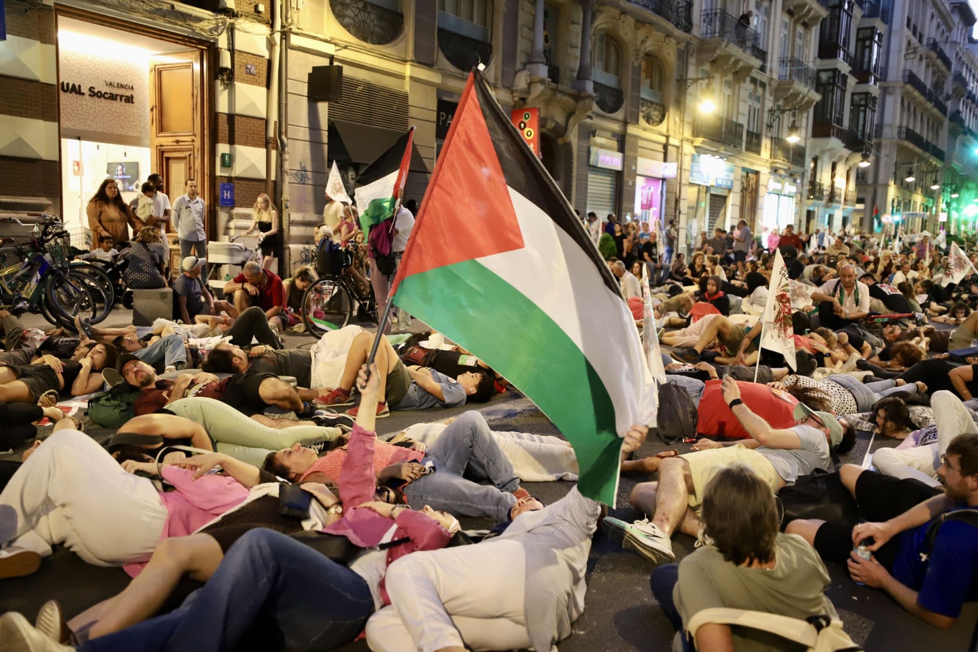 Manifestación pro-Palestina en Valencia