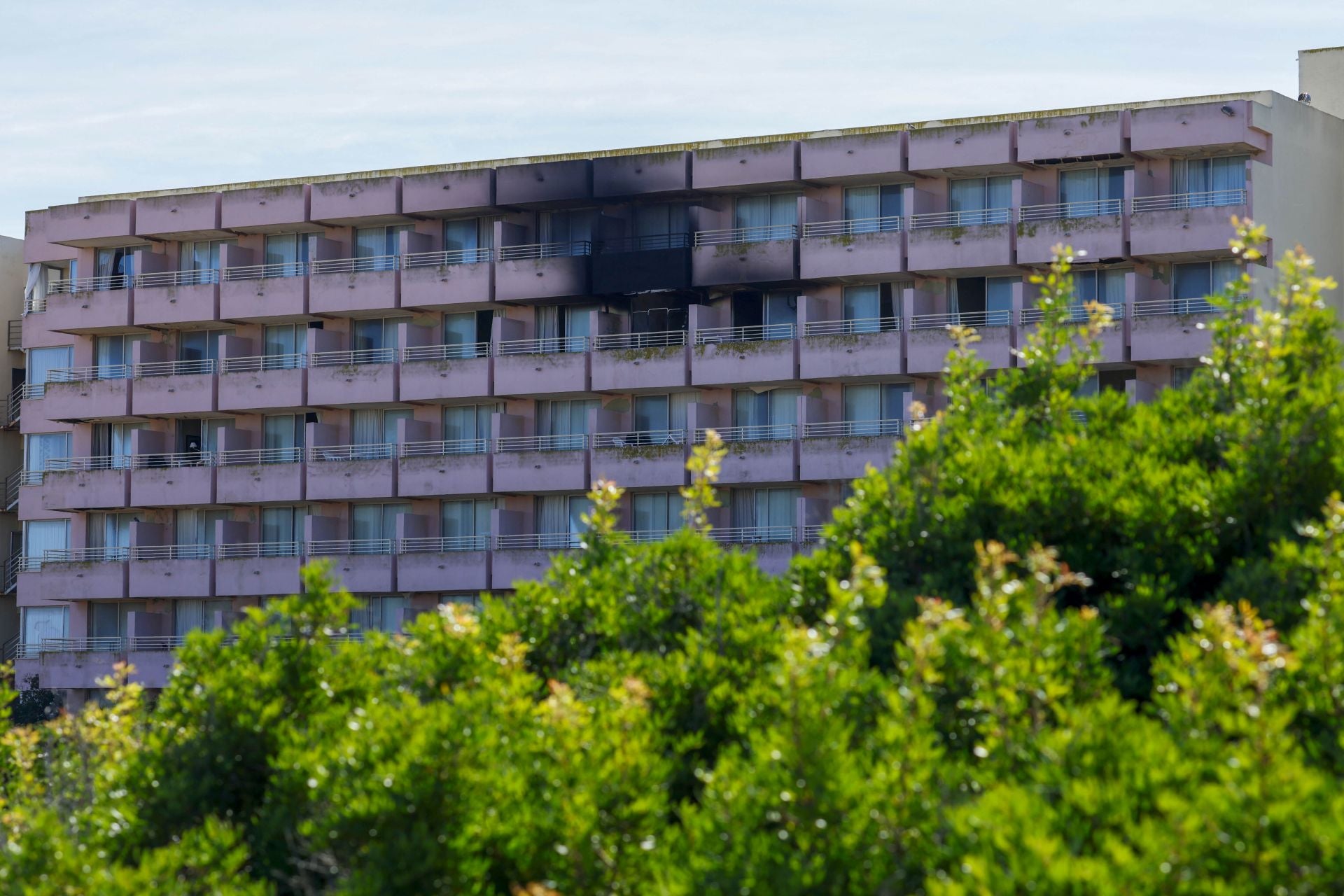 Incendio en el Sidi Saler