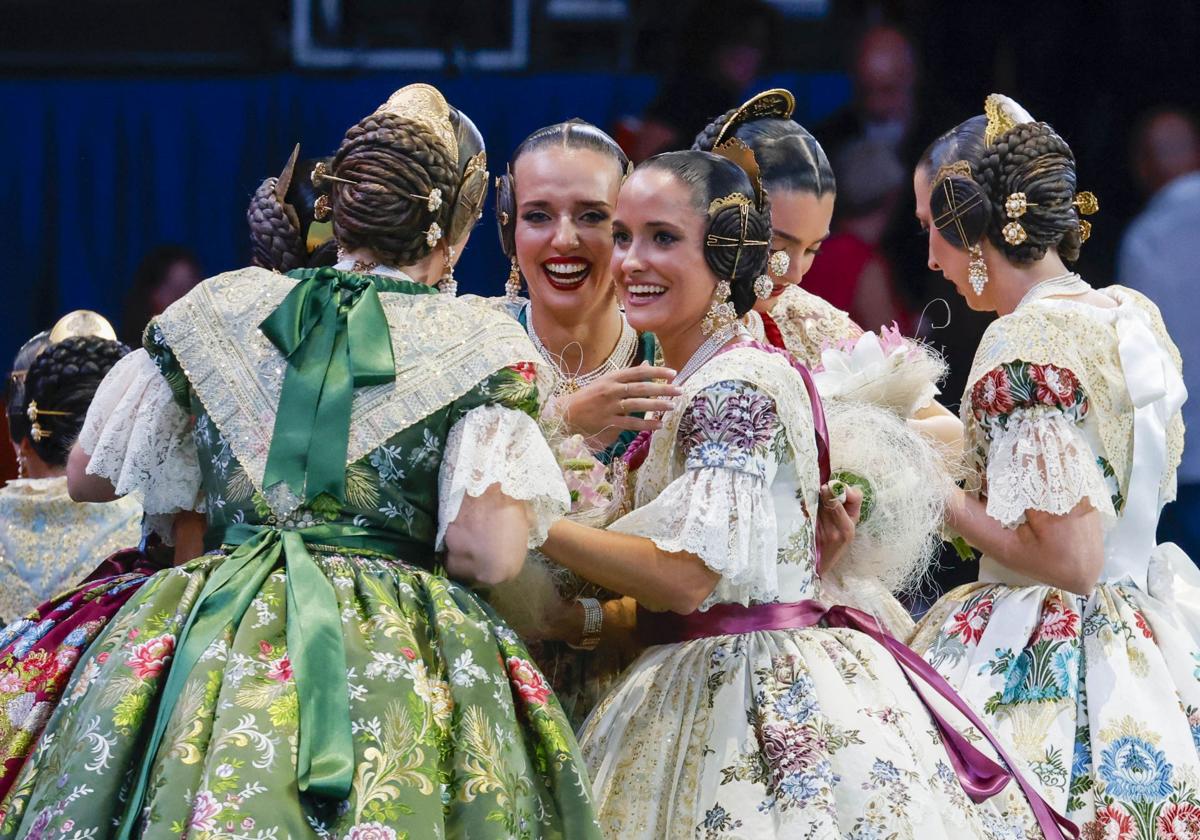 Candidatas a fallera mayor de Valencia 2025.