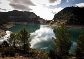 Embalse de contreras con baja capacidad, en una imagen de archivo.