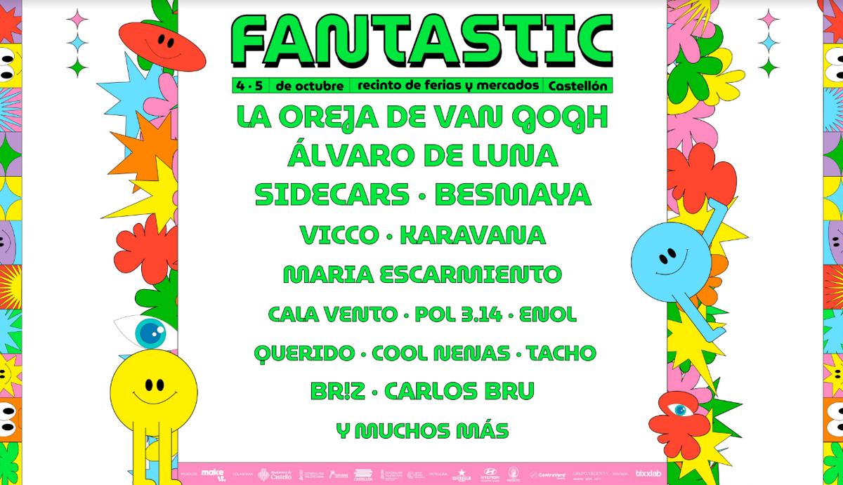 La Oreja de Van Gogh, Álvaro de Luna o Besmaya llegan al Festival Fantastic de Castellón