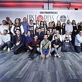 Foto de familia de los últimos premios de Historias con Delantal, uno de los eventos que organiza LAS PROVINCIAS enmarcado en su canal gastronómico.