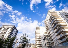 Viviendas en la ciudad de Valencia.