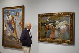 Fotos de la exposición 'En el mar de Sorolla con Manuel Vicent'