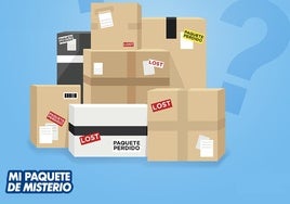 Mercado sorpresa de paquetes perdidos o no reclamados de Amazon en Carrefour Alzira