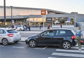 Nueva señal 'Kiss and Go' en Valencia.