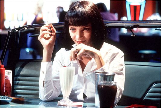 El mejor flequillo del cine, el de Uma Thurman en Pulp Fiction