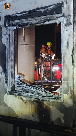 Los bomberos extinguieron las llamas.