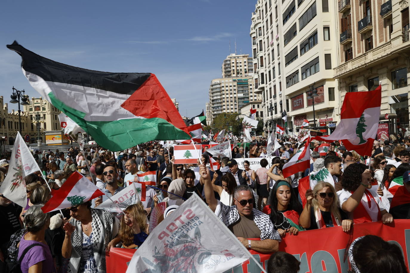 FOTOS | Manifestación por Palestina en Valencia