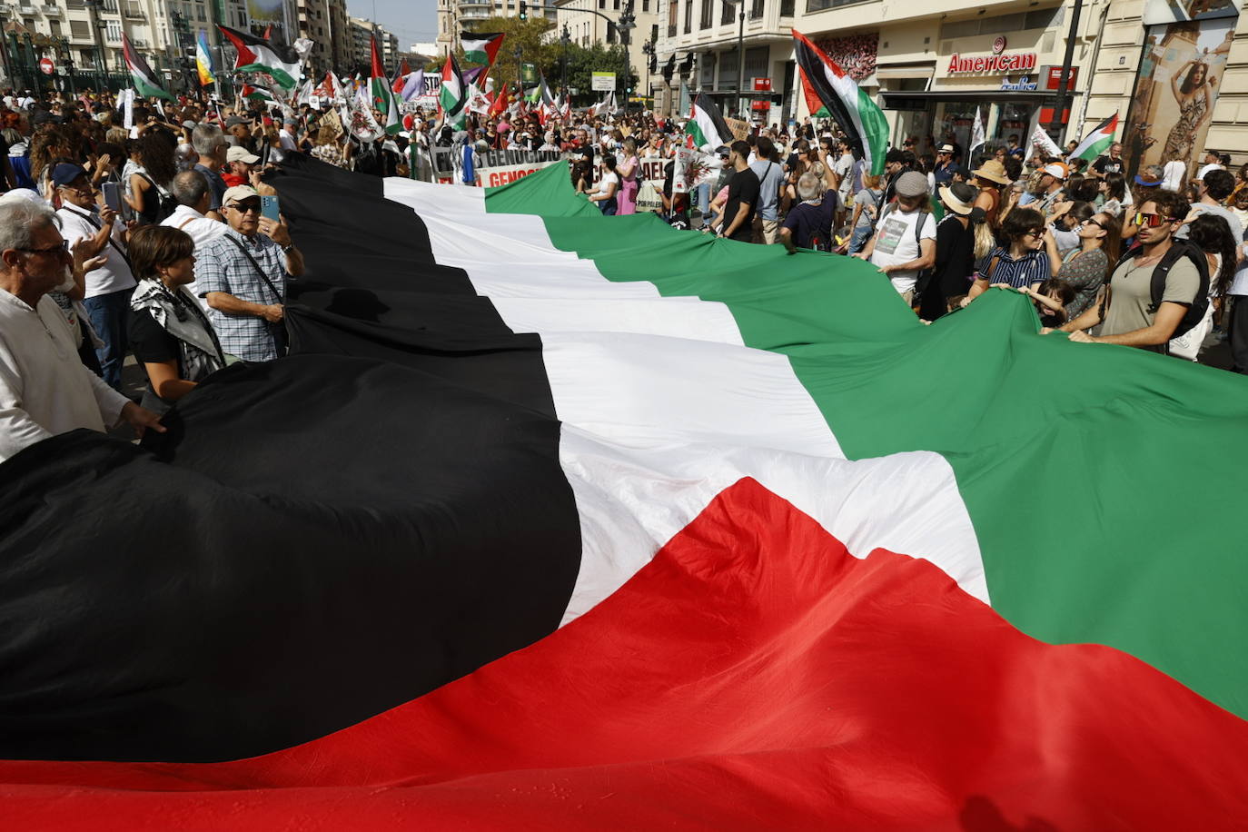 FOTOS | Manifestación por Palestina en Valencia