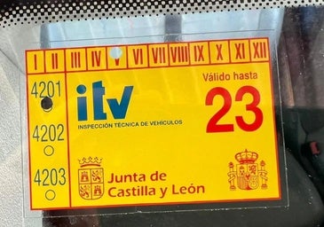 ¿Qué significa el color de la pegatina de la ITV?