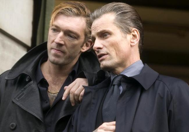 Vincent Cassel y Viggo Mortensen en 'Promesas del Este'.