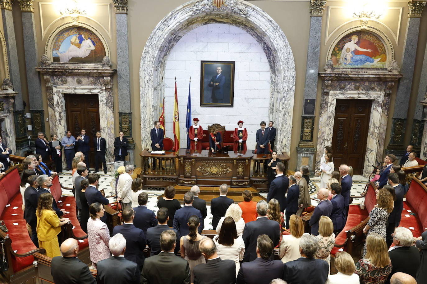 Fotos del acto de entrega de distinciones del Ayuntamiento de Valencia por el 9 d&#039;Octubre