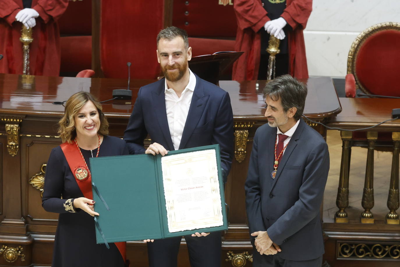 Fotos del acto de entrega de distinciones del Ayuntamiento de Valencia por el 9 d&#039;Octubre