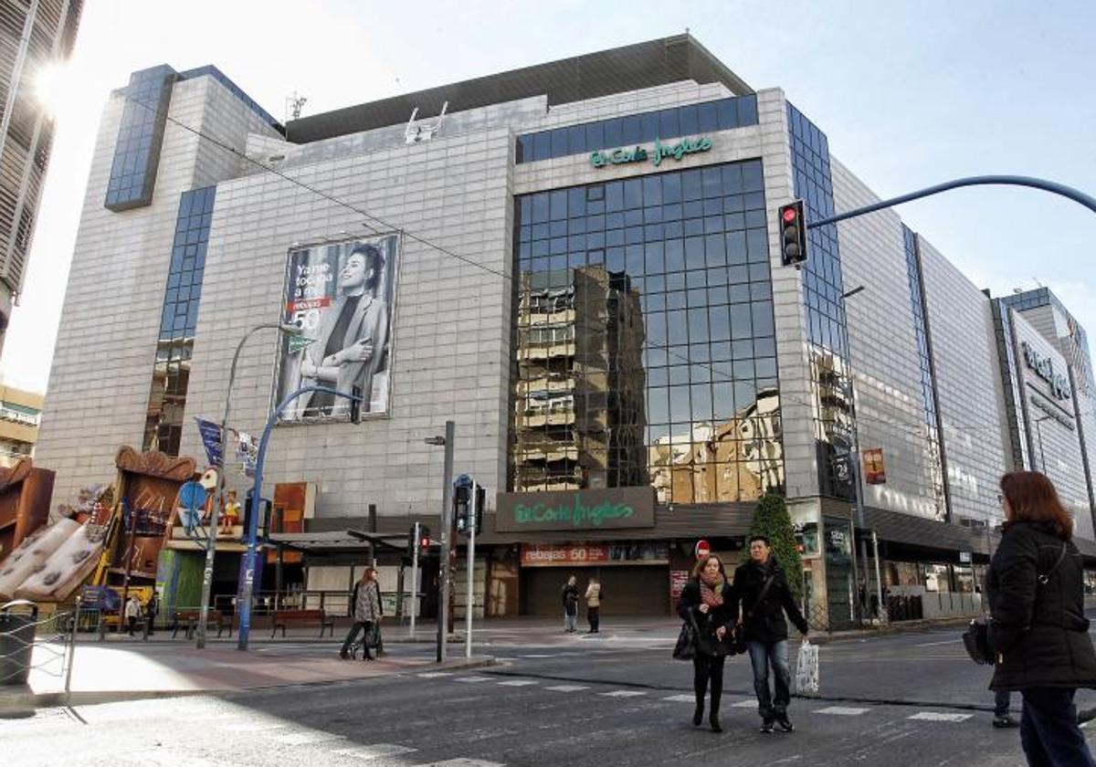 El Corte Inglés de Maisonnave, en Alicante, en una imagen de archivo.