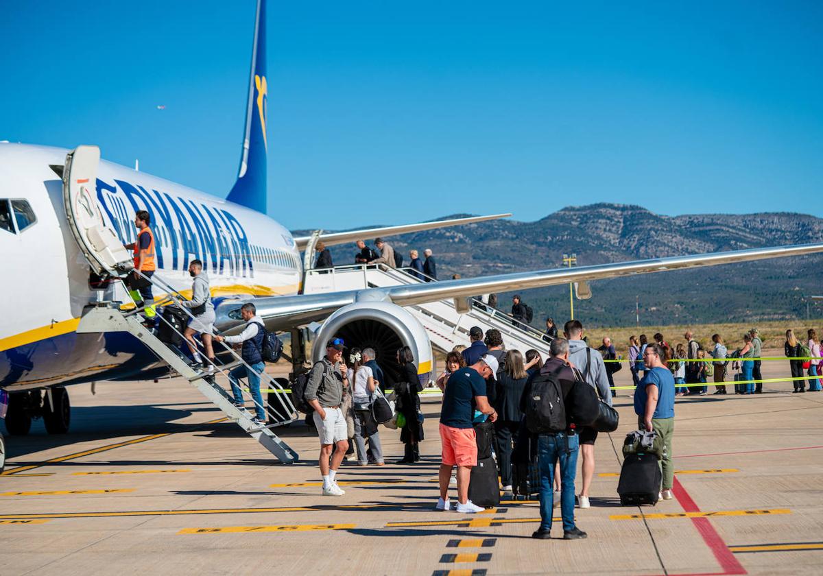 Vuelo de Ryanair.