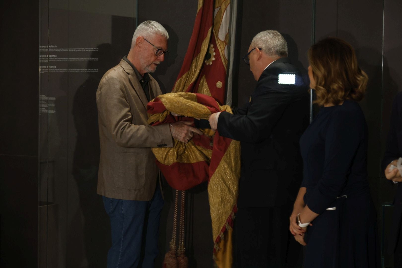 Fotos de la Senyera, que se puede visitar por el 9 d&#039;Octubre