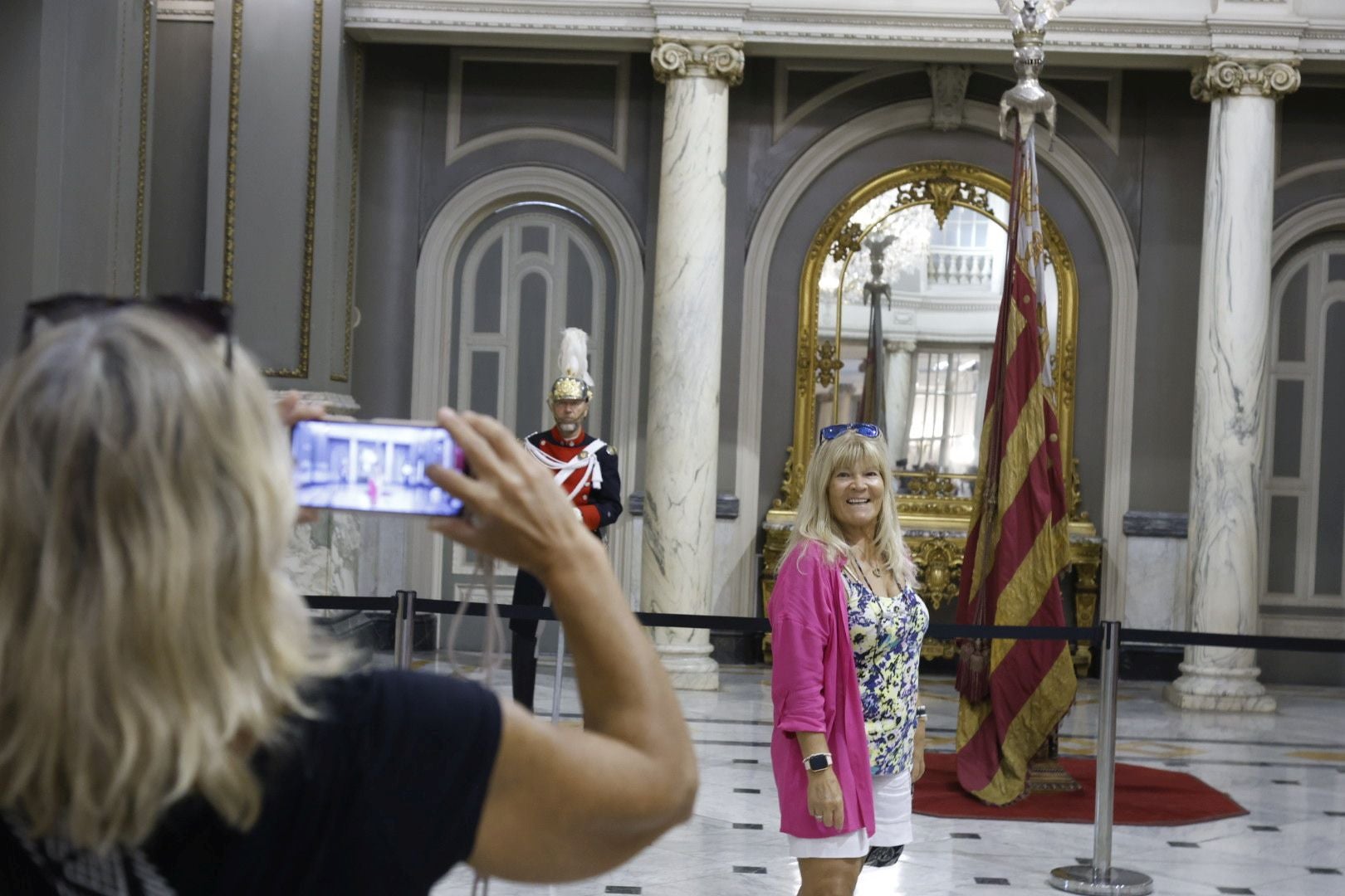 Fotos de la Senyera, que se puede visitar por el 9 d&#039;Octubre