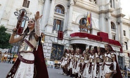 Entrada de Moros y Cristianos en Valencia.