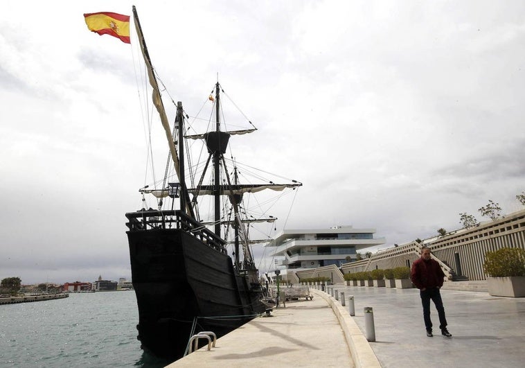 La Nao Victoria, en una visita anterior a Valencia.