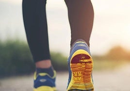 Imagen de archivo de unas zapatillas de running.