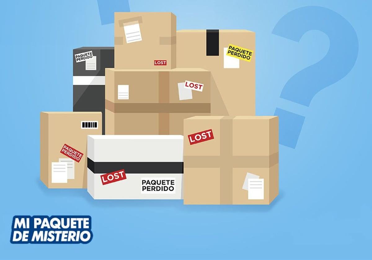 Paquetes sorpresa de Amazon de 2 a 20 euros en el centro comercial Carrefour Alfafar