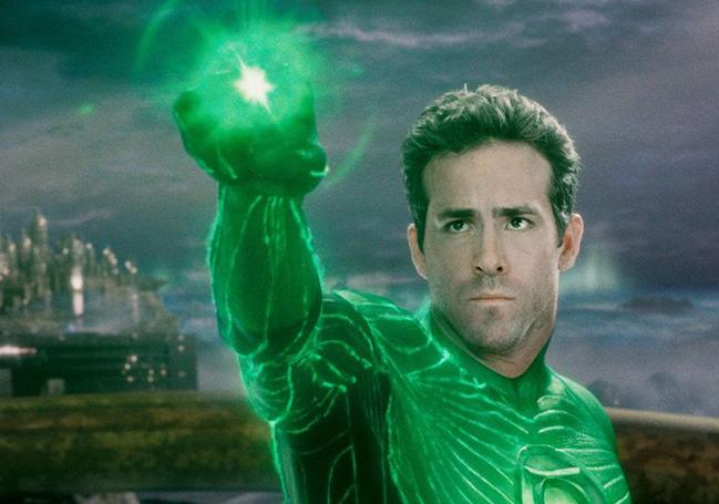 Ryan Reynolds en 'Linterna Verde'.
