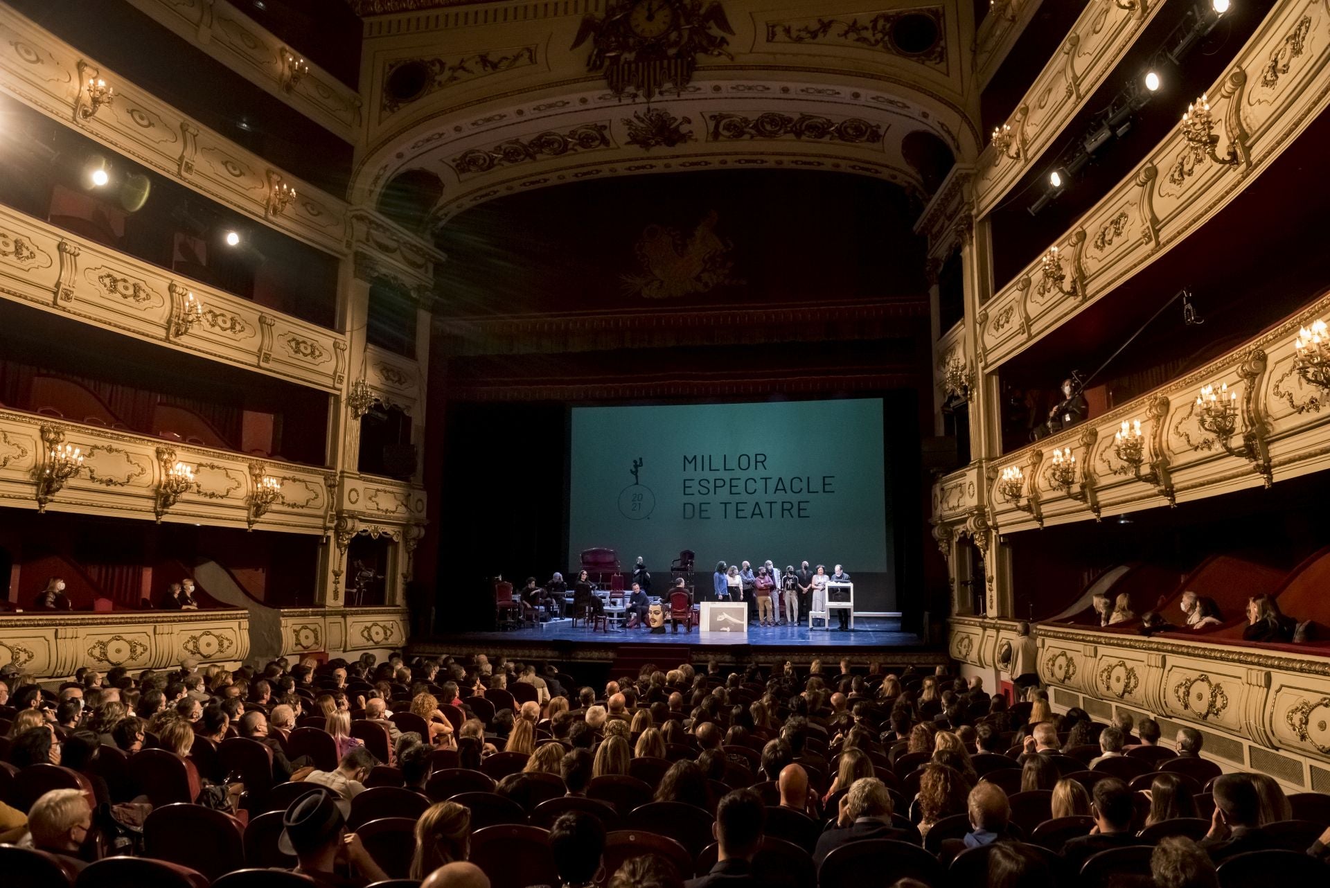 Una edición anterior de la gala de los Premios a las Artes Escénicas Valencianas.