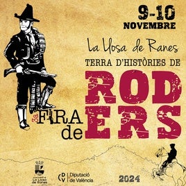 Cartell de la III edición de la Fira de Roders de la Llosa de Ranes.