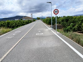 Nueva vía ciclopeatonal en la Safor.