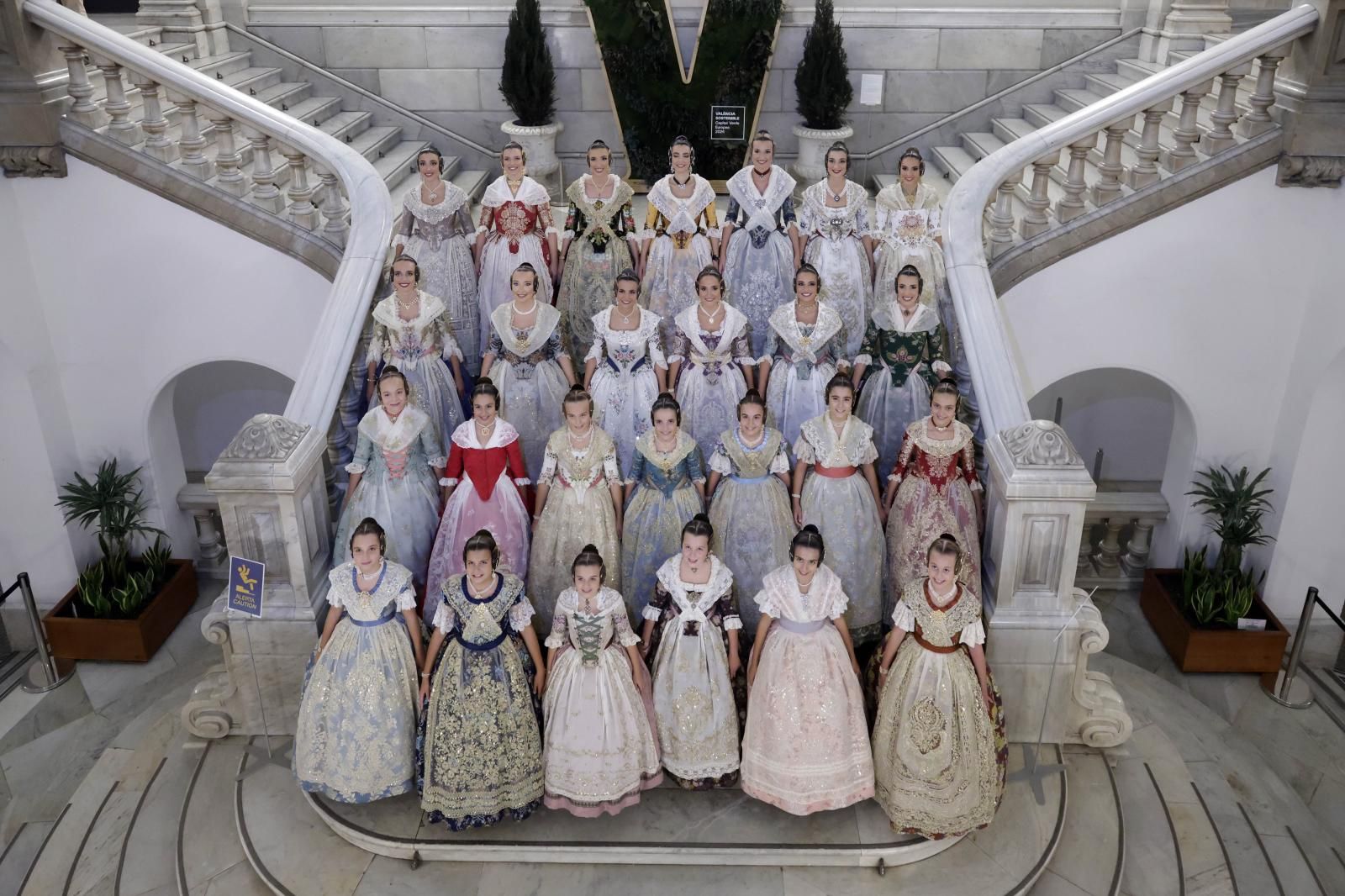 Así ha sido el ensayo de la proclamación de las candidatas a falleras mayores de 2025