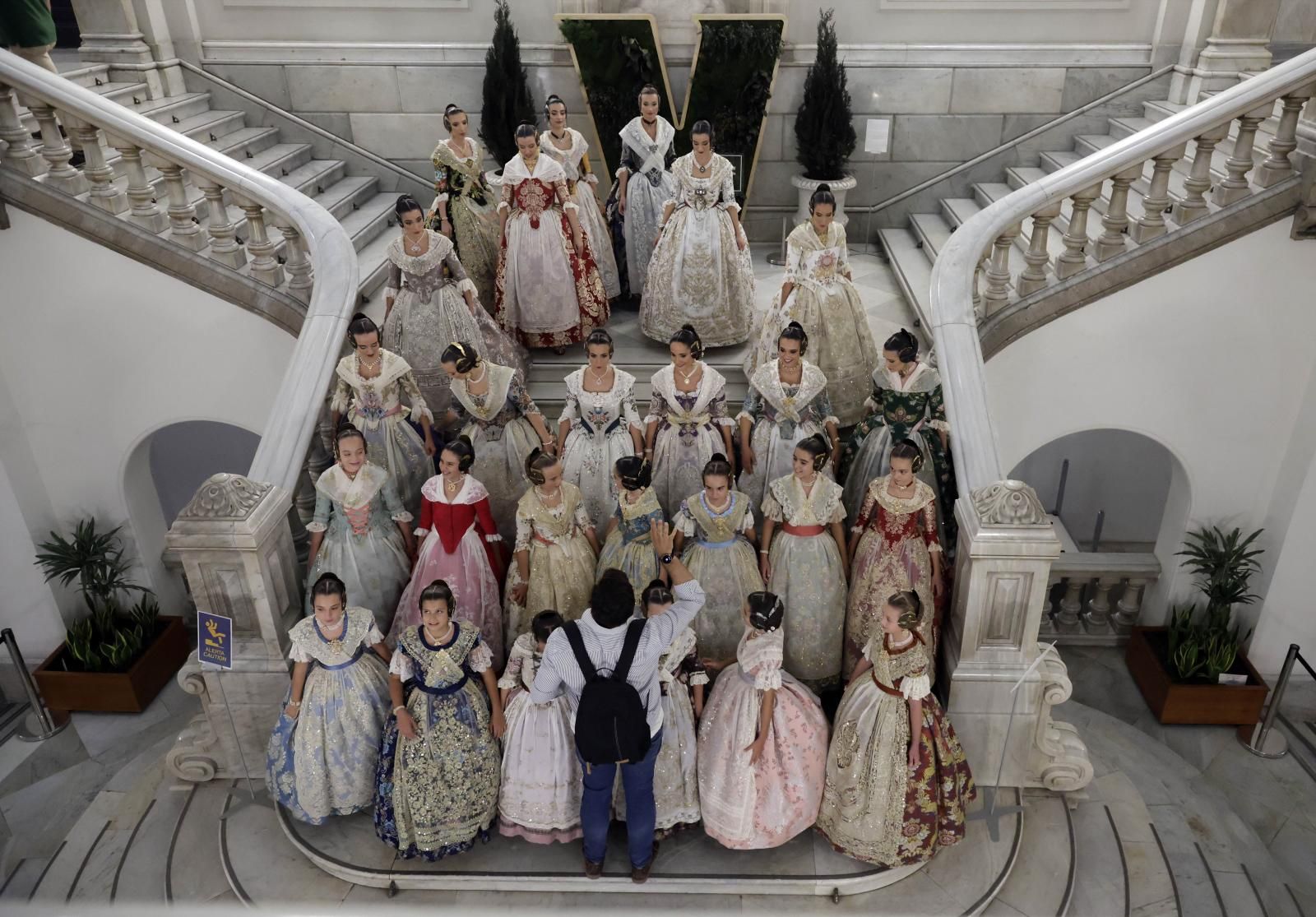 Así ha sido el ensayo de la proclamación de las candidatas a falleras mayores de 2025