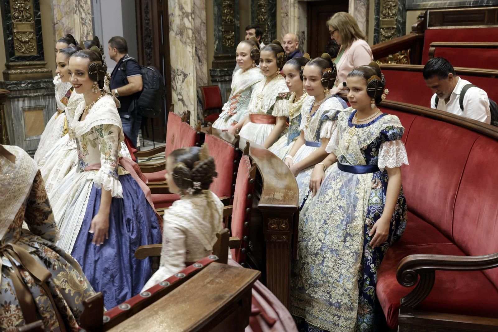 Así ha sido el ensayo de la proclamación de las candidatas a falleras mayores de 2025