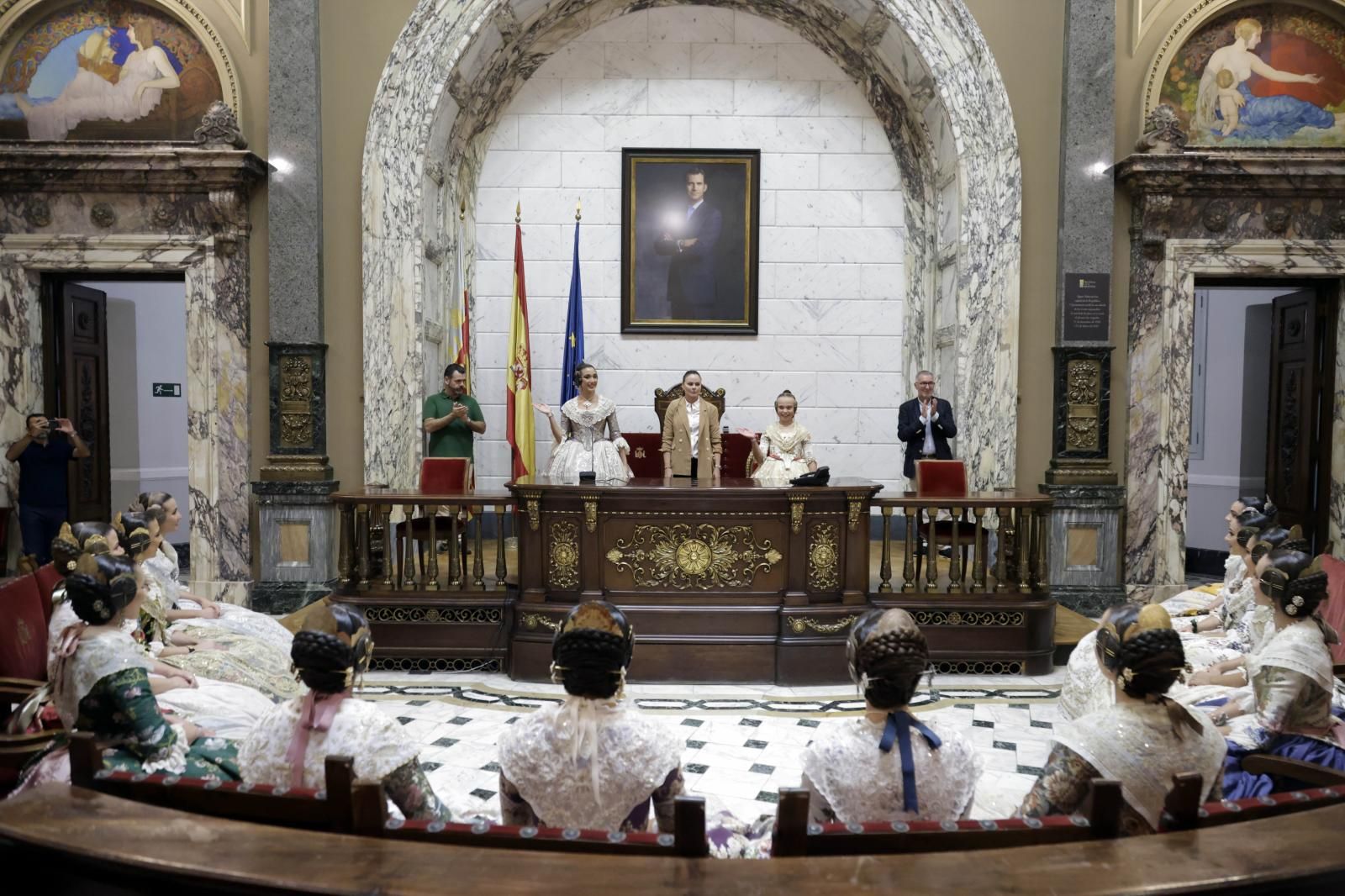 Así ha sido el ensayo de la proclamación de las candidatas a falleras mayores de 2025