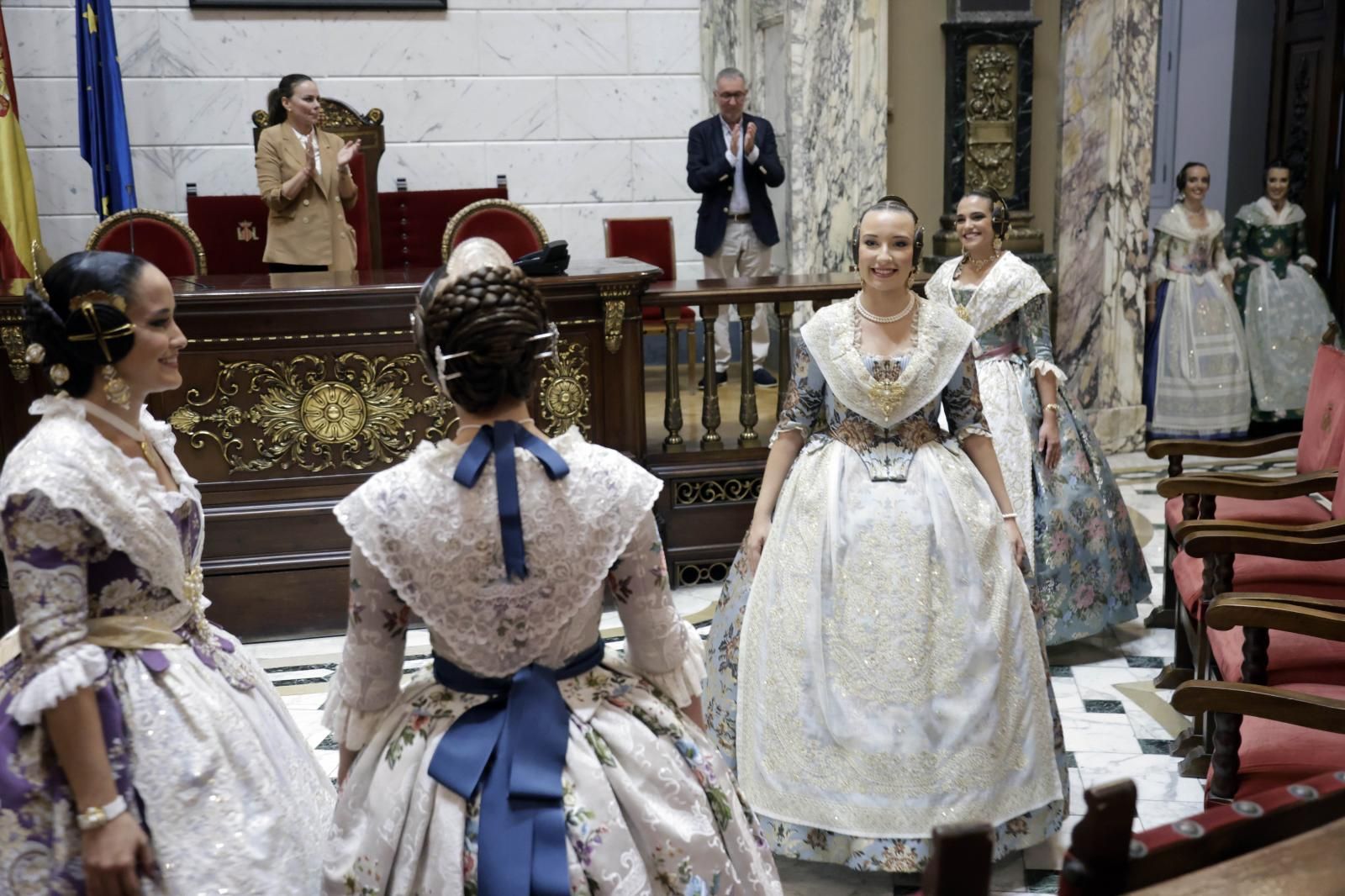 Así ha sido el ensayo de la proclamación de las candidatas a falleras mayores de 2025