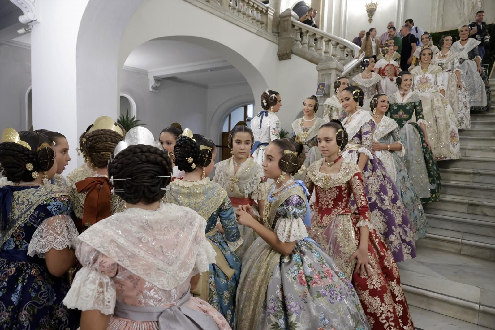 Así ha sido el ensayo de la proclamación de las candidatas a falleras mayores de 2025