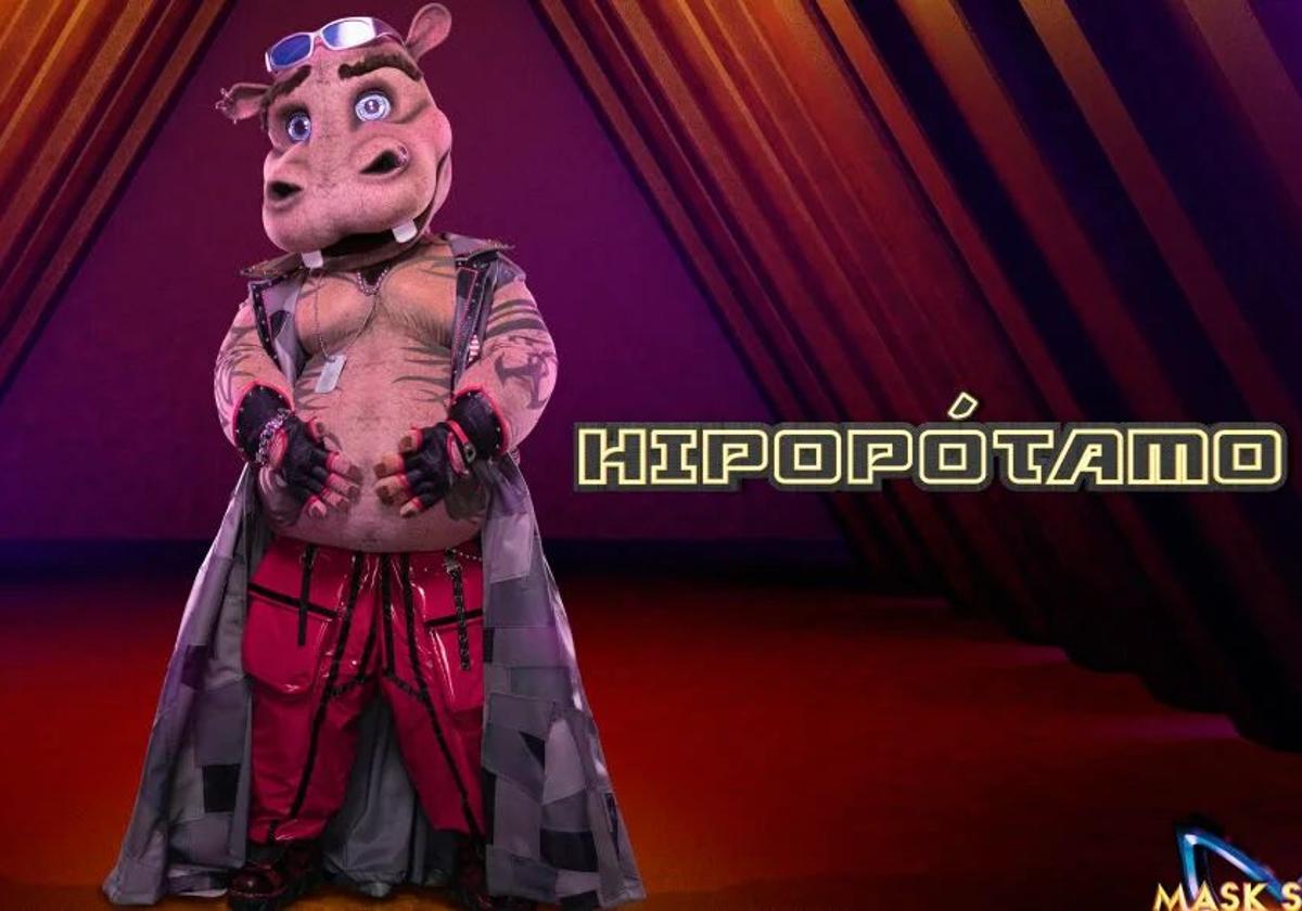 Hipopótamo, máscara de Mask Singer