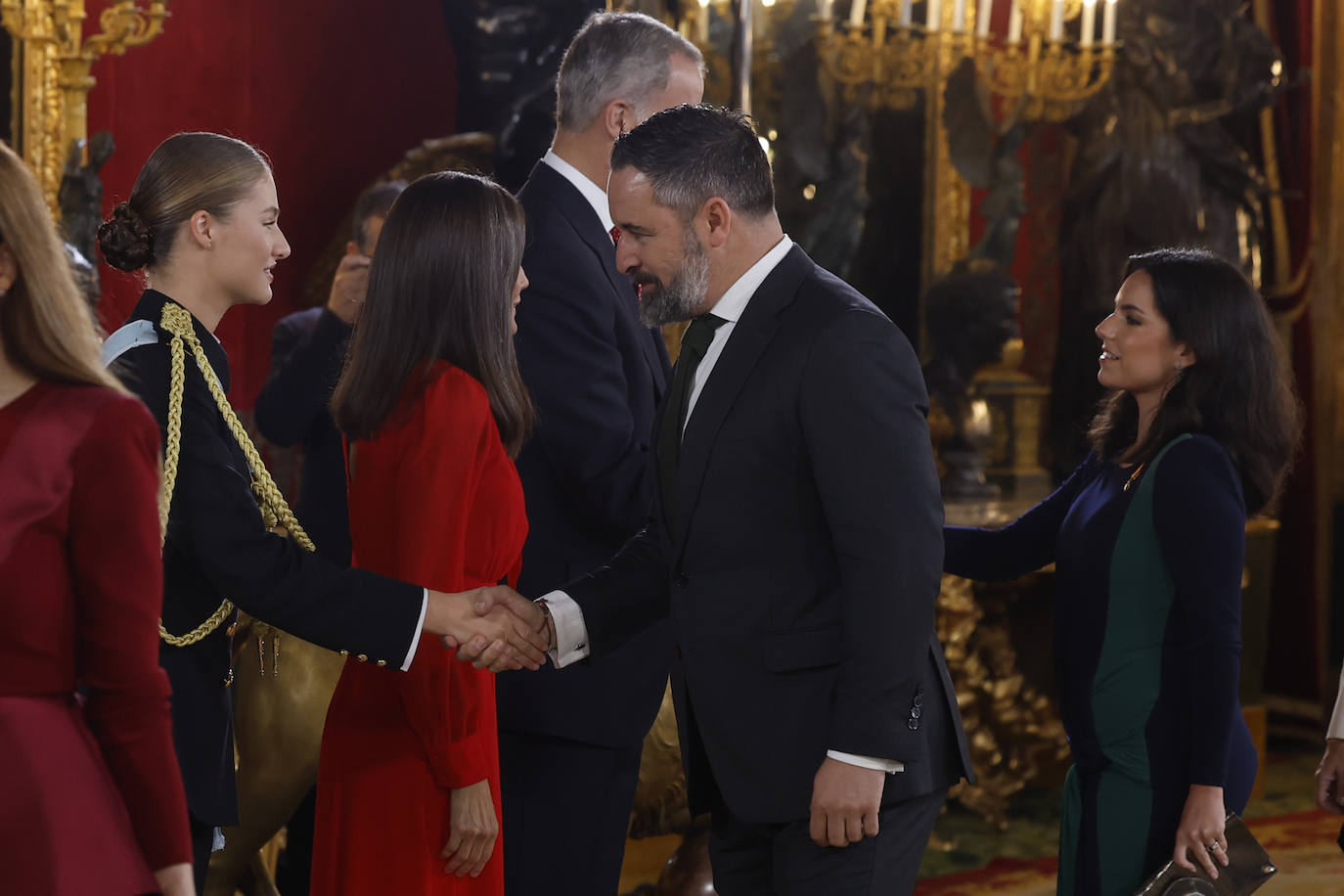 Fotos de la recepción de los reyes de España con motivo del Día de la Fiesta Nacional