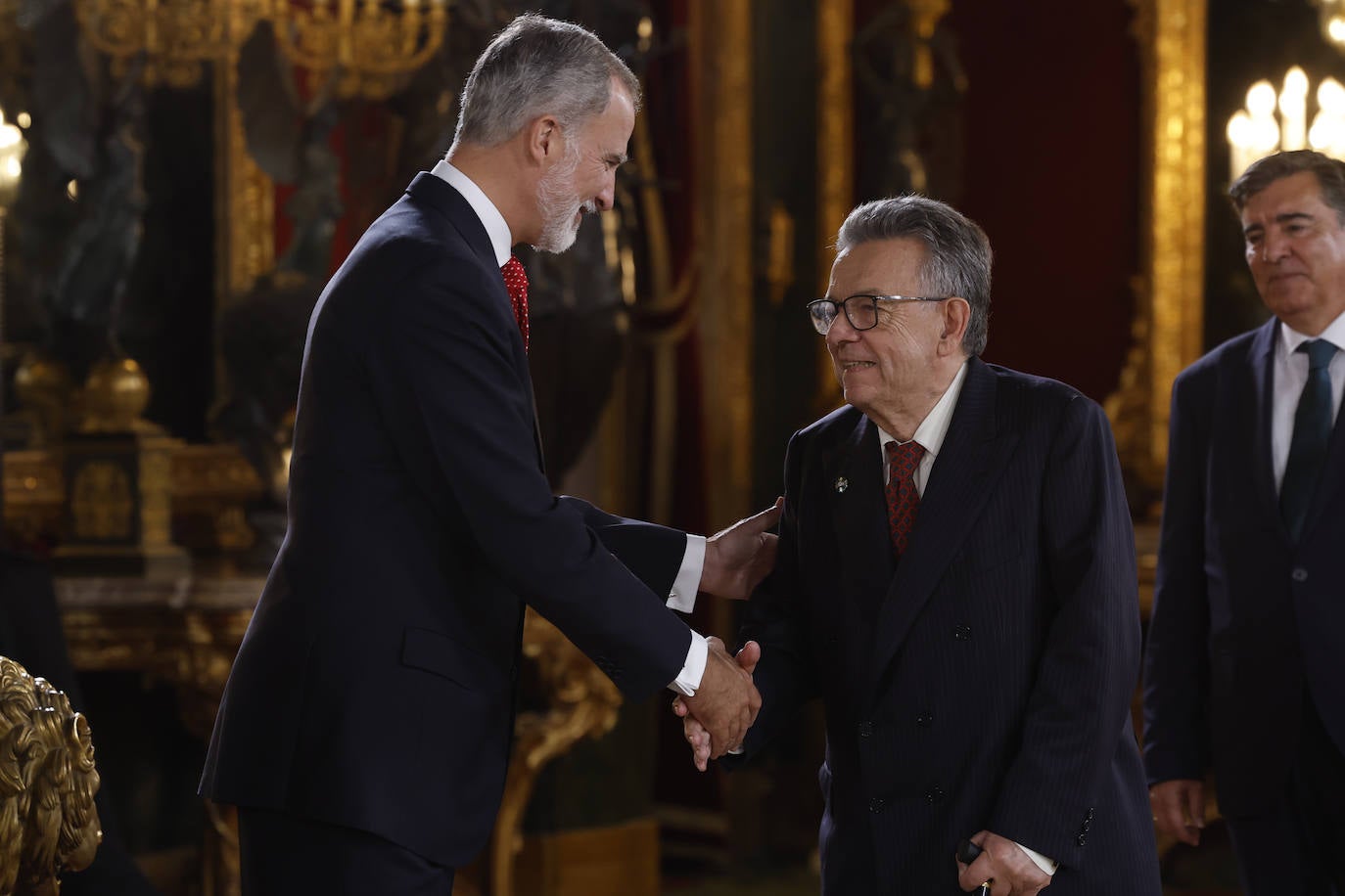 Fotos de la recepción de los reyes de España con motivo del Día de la Fiesta Nacional