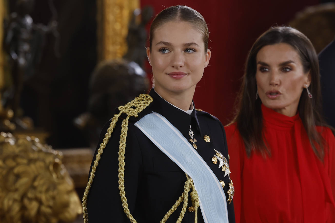 Fotos de la recepción de los reyes de España con motivo del Día de la Fiesta Nacional