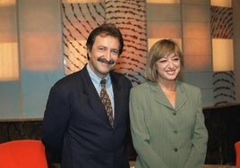 Paco Lobatón y Nuria Gispert, en una imagen de archivo.