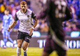 Maximiliano Caufriez, con el Valencia ante México.