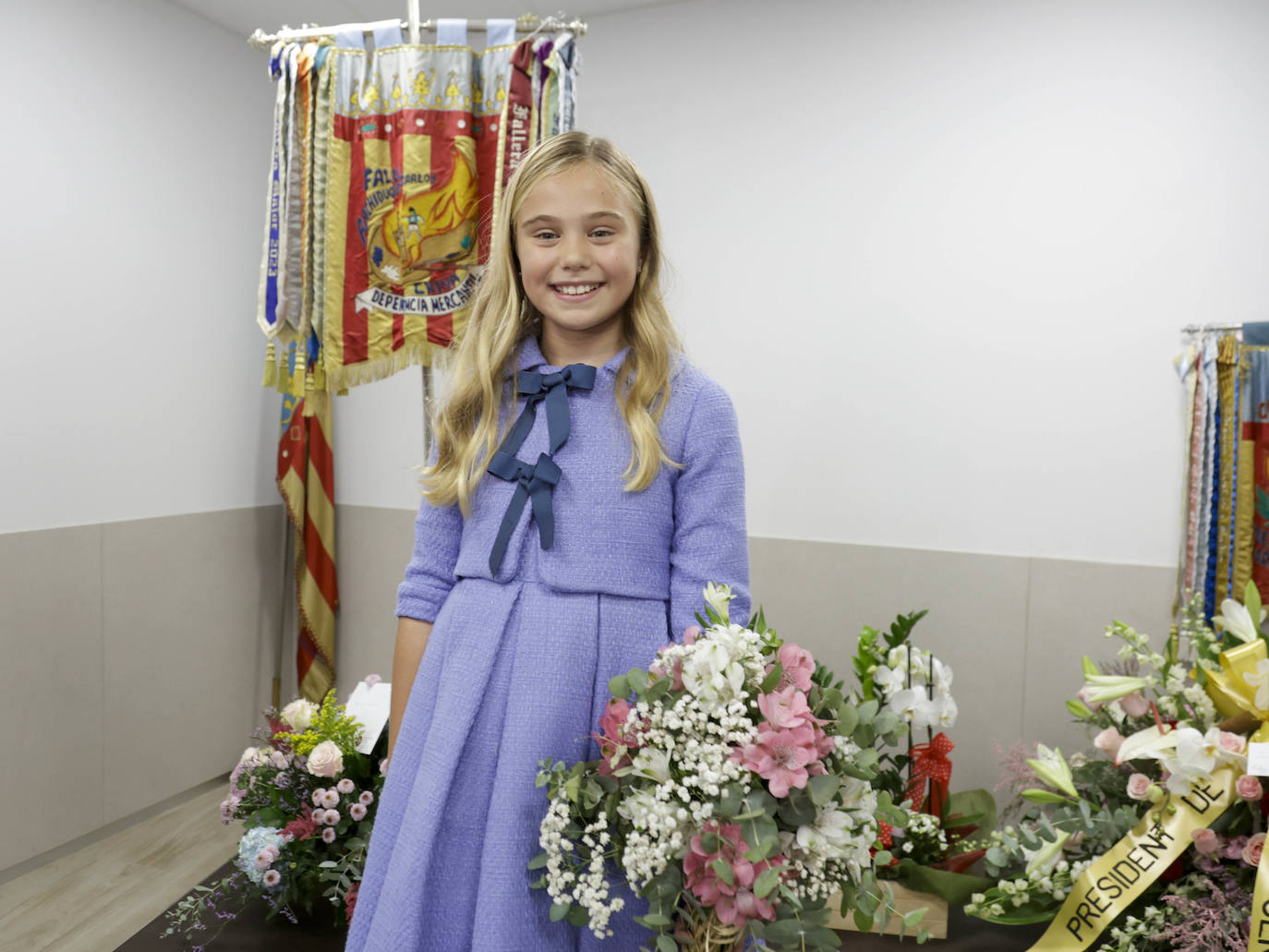 Primeras imágenes de Lucía García Rivera como fallera mayor infantil de Valencia 2025