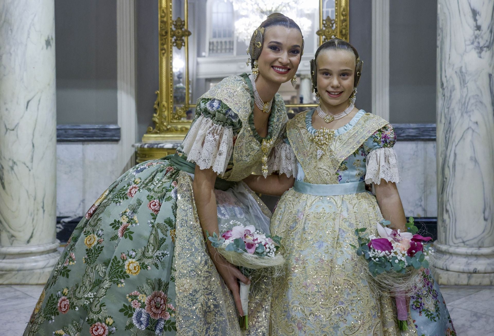 Las mejores imágenes de la proclamación de las falleras mayores de Valencia 2025