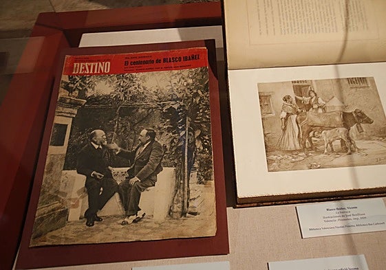 Exposición sobre Blasco Ibáñez en la Biblioteca Valenciana.