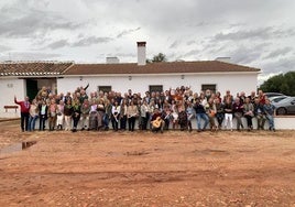 Más de cien invitados en la finca familiar de los Goerlich.