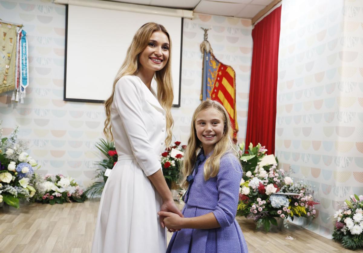 Berta Peiró García y Lucía García Rivera, falleras mayores de Valencia 2025.