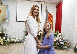 Berta Peiró García y Lucía García Rivera, falleras mayores de Valencia 2025.